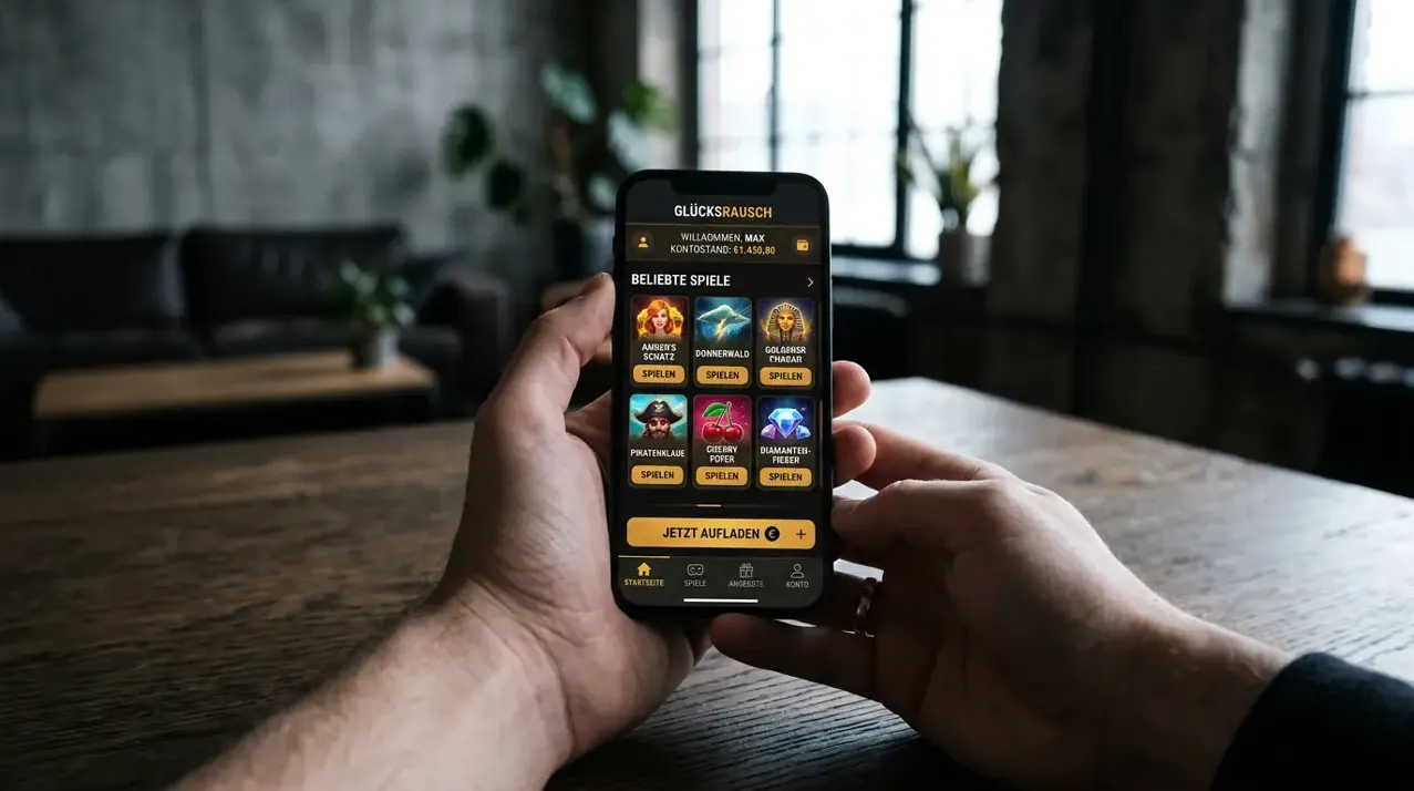 Spinfest im Browser auf dem Handy